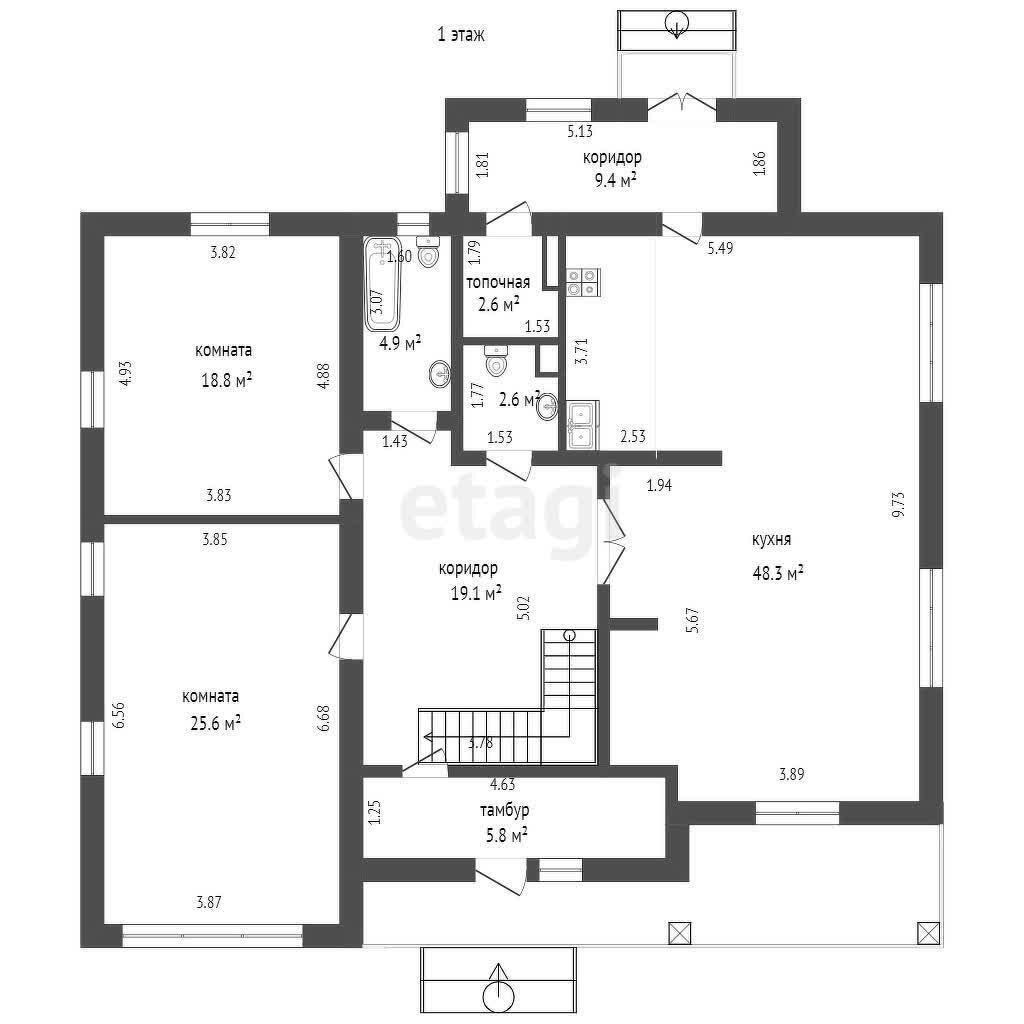 Продать 2-этажный дом в Семково, Минская область ул. Высокая, 349900USD, код 640578 - фото 6