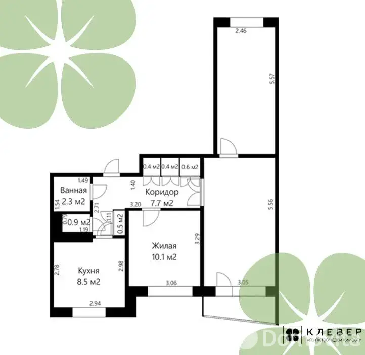 Цена продажи комнаты, Солигорск, ул. Молодёжная, д. 29