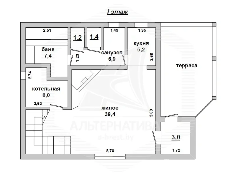 Купить 2-этажную дачу в Ветразь-92 Брестская область, 101000USD, код 174052 - фото 42