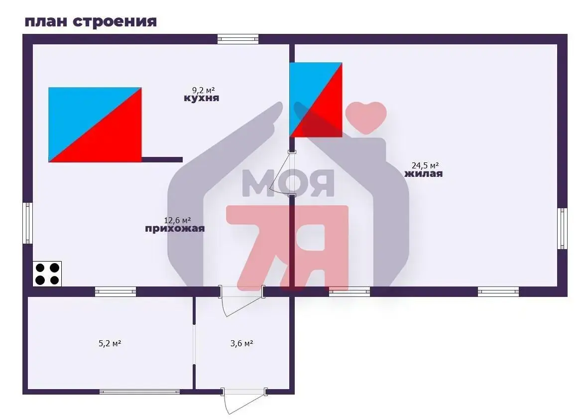 Стоимость продажи коттеджа, Слободка, ул. Центральная