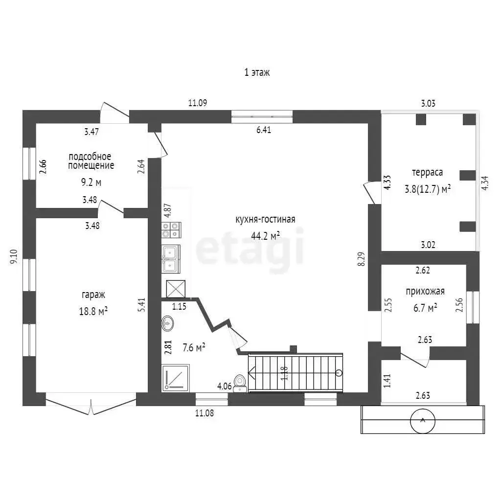 коттедж, Нивки, ул. Центральная 