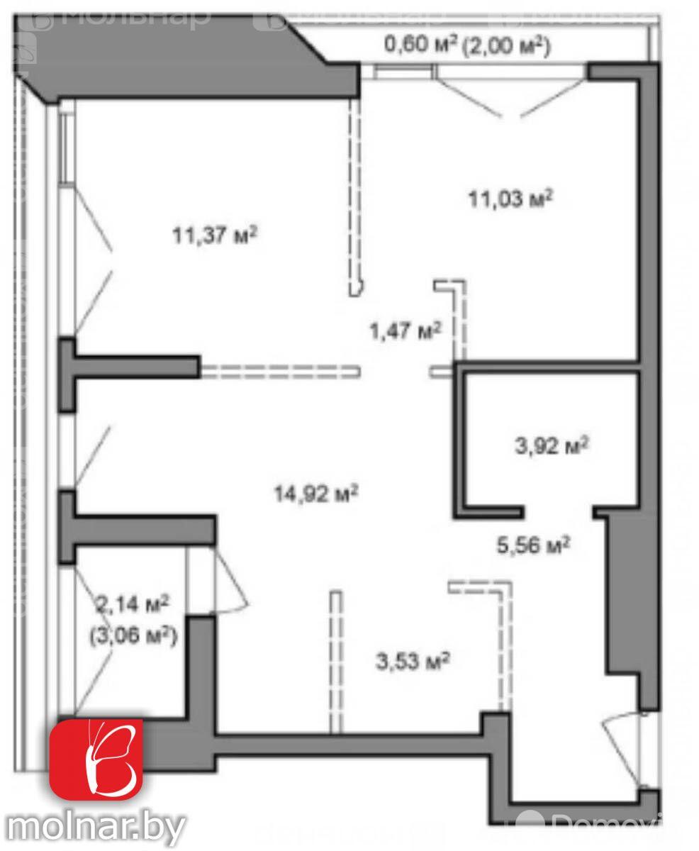 Продажа 3-комнатной квартиры в Минске, ул. Николы Теслы, д. 23, 88700 USD, код: 1011041 - фото 2