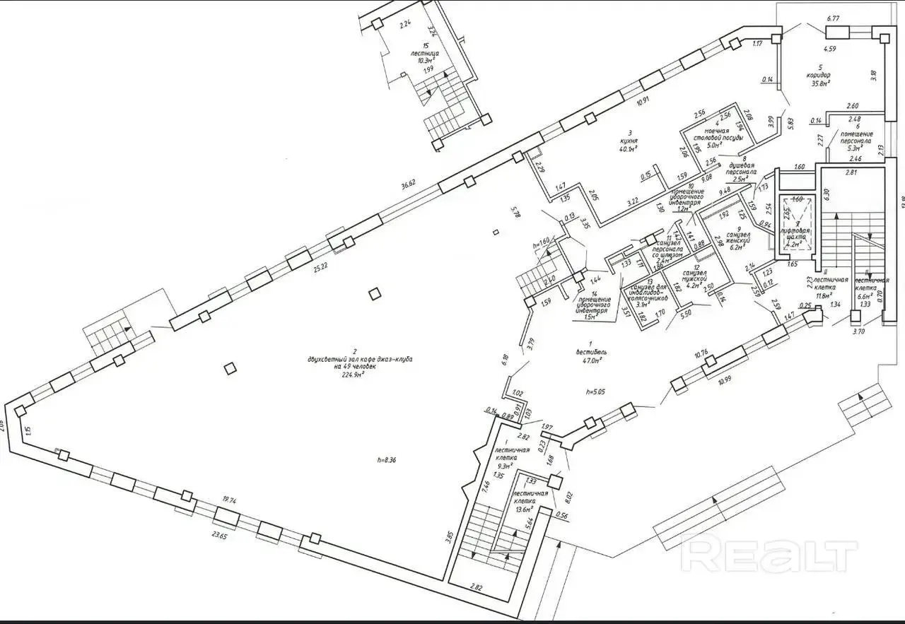 объект сферы услуг, Минск, ул. Юрово-Завальная, д. 13, стоимость продажи 12 361 982 р.