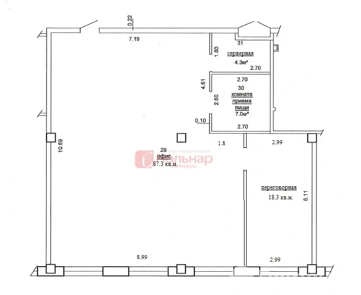 Снять офис на ул. Платонова, д. 1Б в Минске, 1402EUR, код 14856 - фото 17