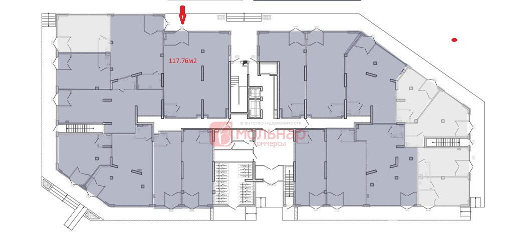 Купить торговое помещение на ул. Леонида Щемелёва, д. 28 в Минске, 217856EUR, код 996307 - фото 2