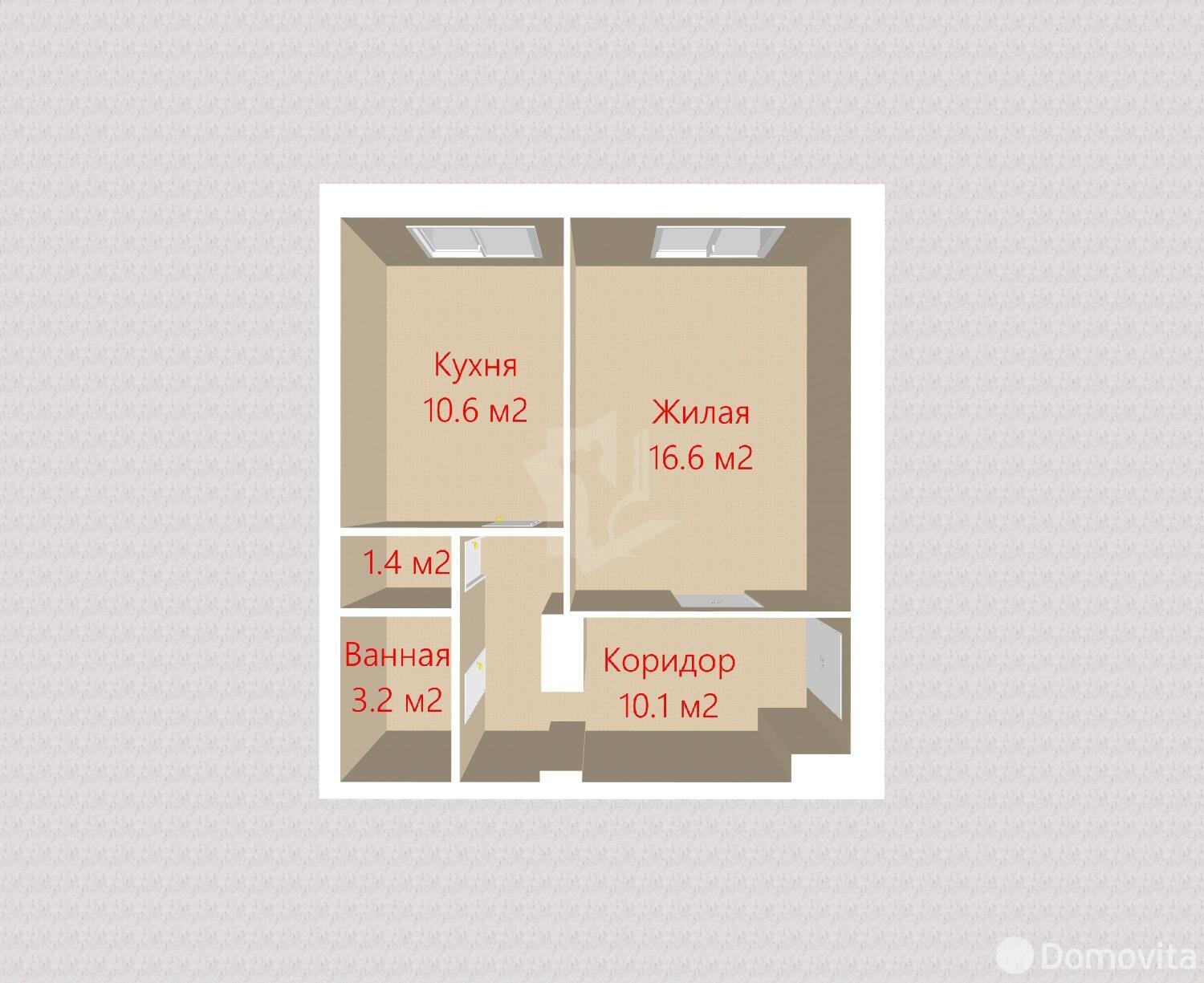 Купить 1-комнатную квартиру в Минске, пр-т Независимости, д. 83, 84900 USD, код: 1106992 - фото 5