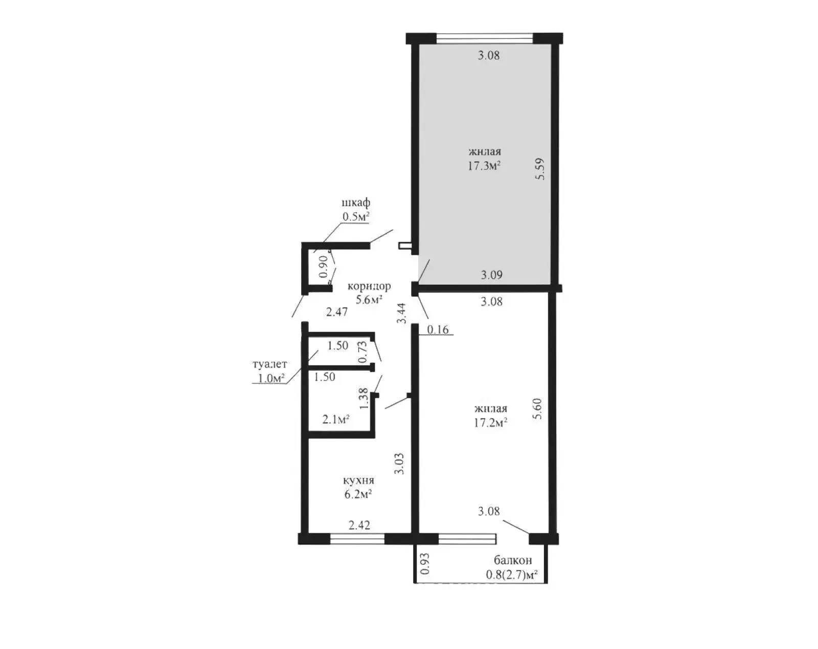 Купить комнату в Минске, ул. Воронянского, д. 56, цена 35000 USD, код 7648 - фото 2