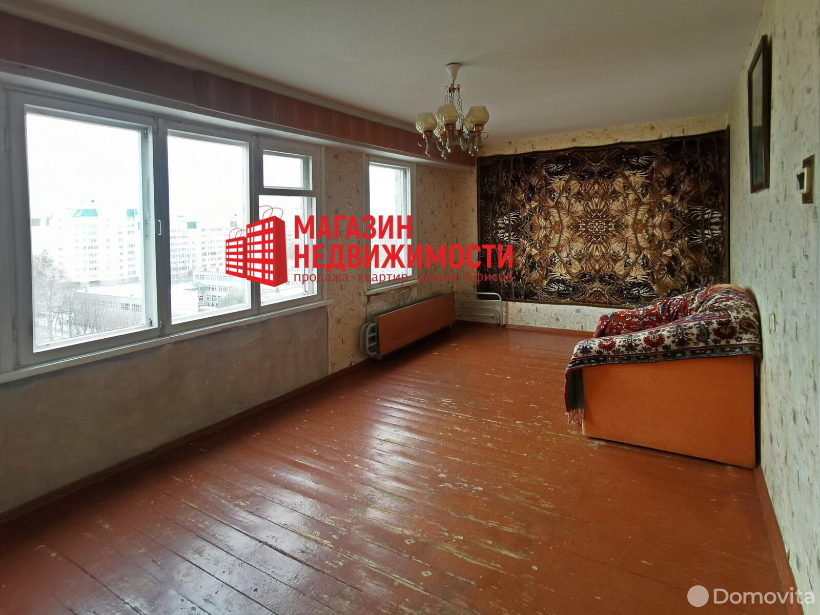 Купить 3-комнатную квартиру в Гродно, ул. Домбровского, д. 9, 39000 USD, код: 948434 - фото 1