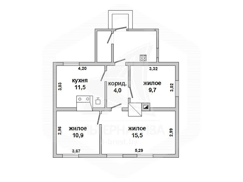 Продажа 3-комнатной квартиры в Ляховцах, , 6500 USD, код: 731813 - фото 6