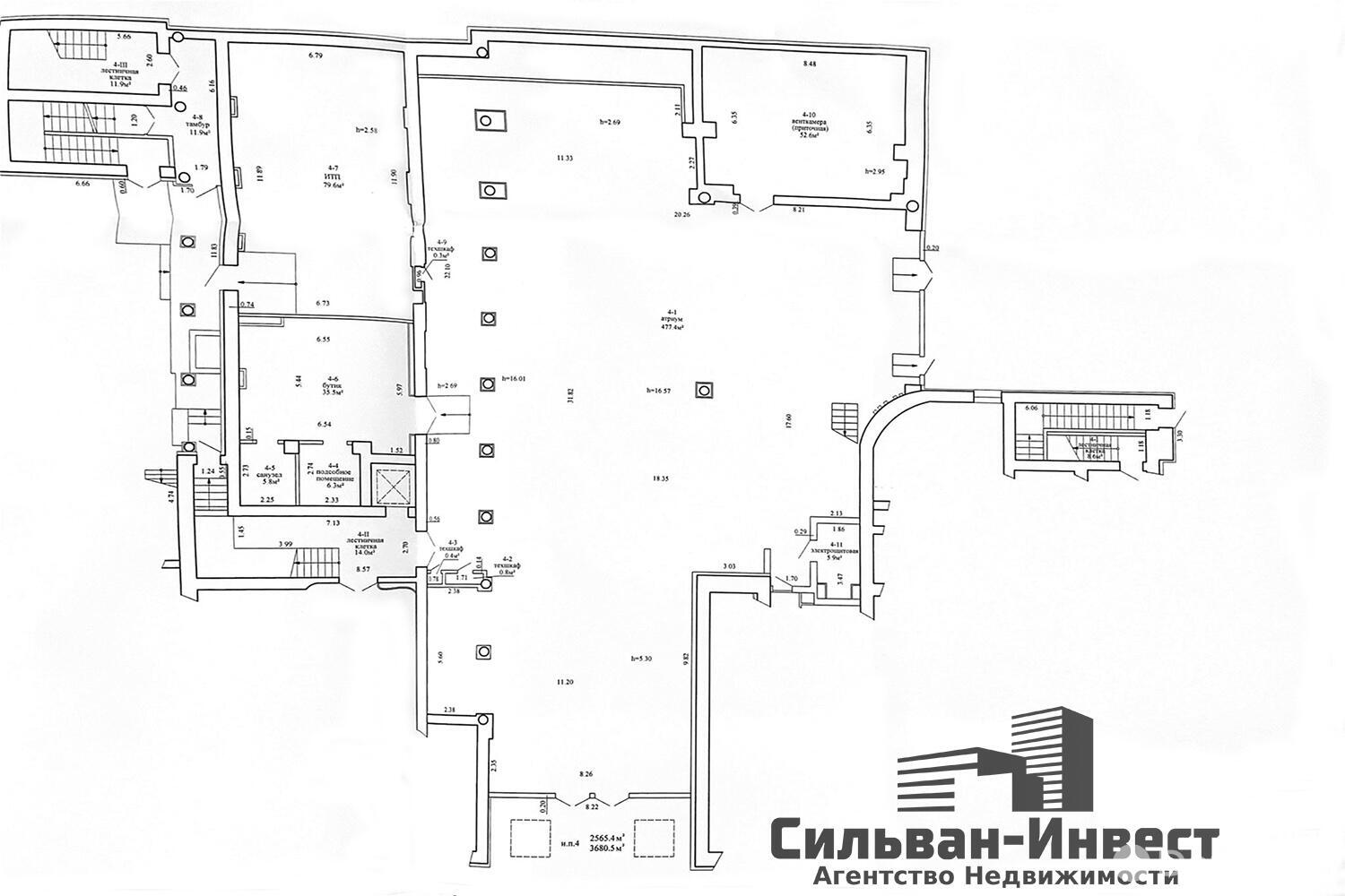 Помещение под сферу услуг в Минске, ул. Интернациональная, д. 3, код 2400 - фото 26