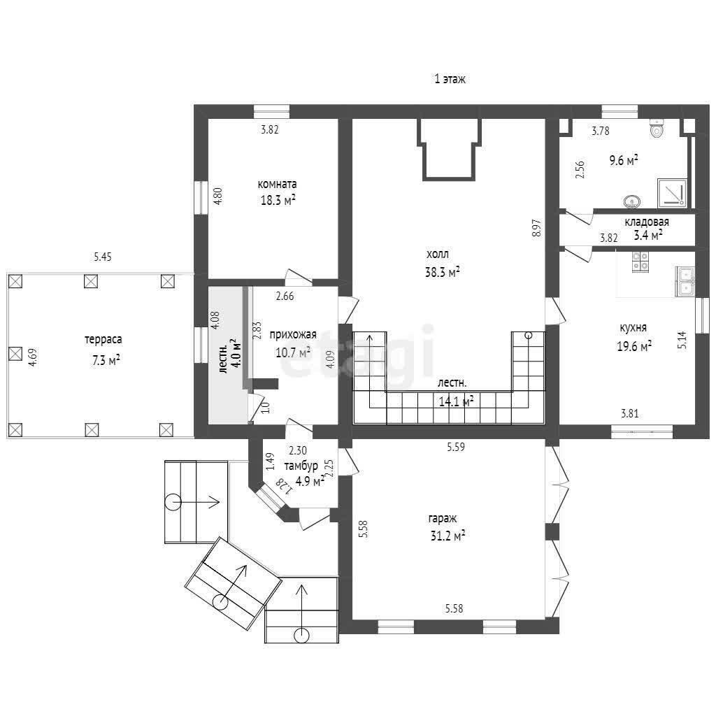 Продажа 2-этажного дома в Минске, Минская область пер. Тиражный 2-й, 650000USD, код 632688 - фото 3