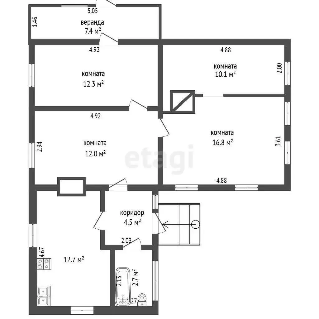 продажа дома, Залесье, ул. Огинского М.К., д. 3