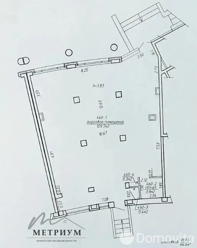 Стоимость аренды торгового объекта, Минск, пр-т Дзержинского, д. 115
