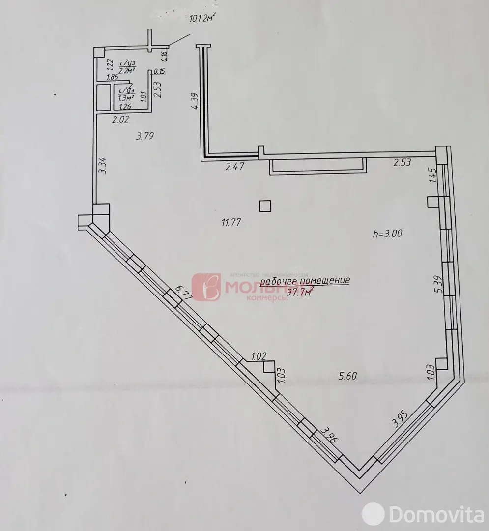 Снять офис на ул. Сурганова, д. 43 в Минске, 1416EUR, код 14775 - фото 12
