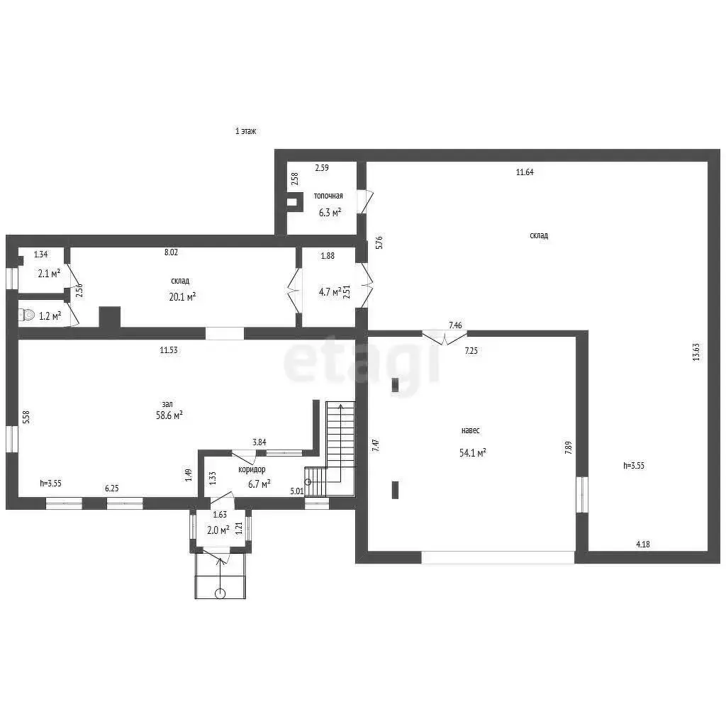 торговый объект, Красное, ул. 1 Мая, д. 107/А, стоимость продажи 343 227 р.