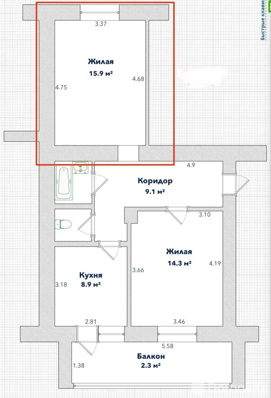 продажа комнаты, Гомель, ул. Шоссейная, д. 9