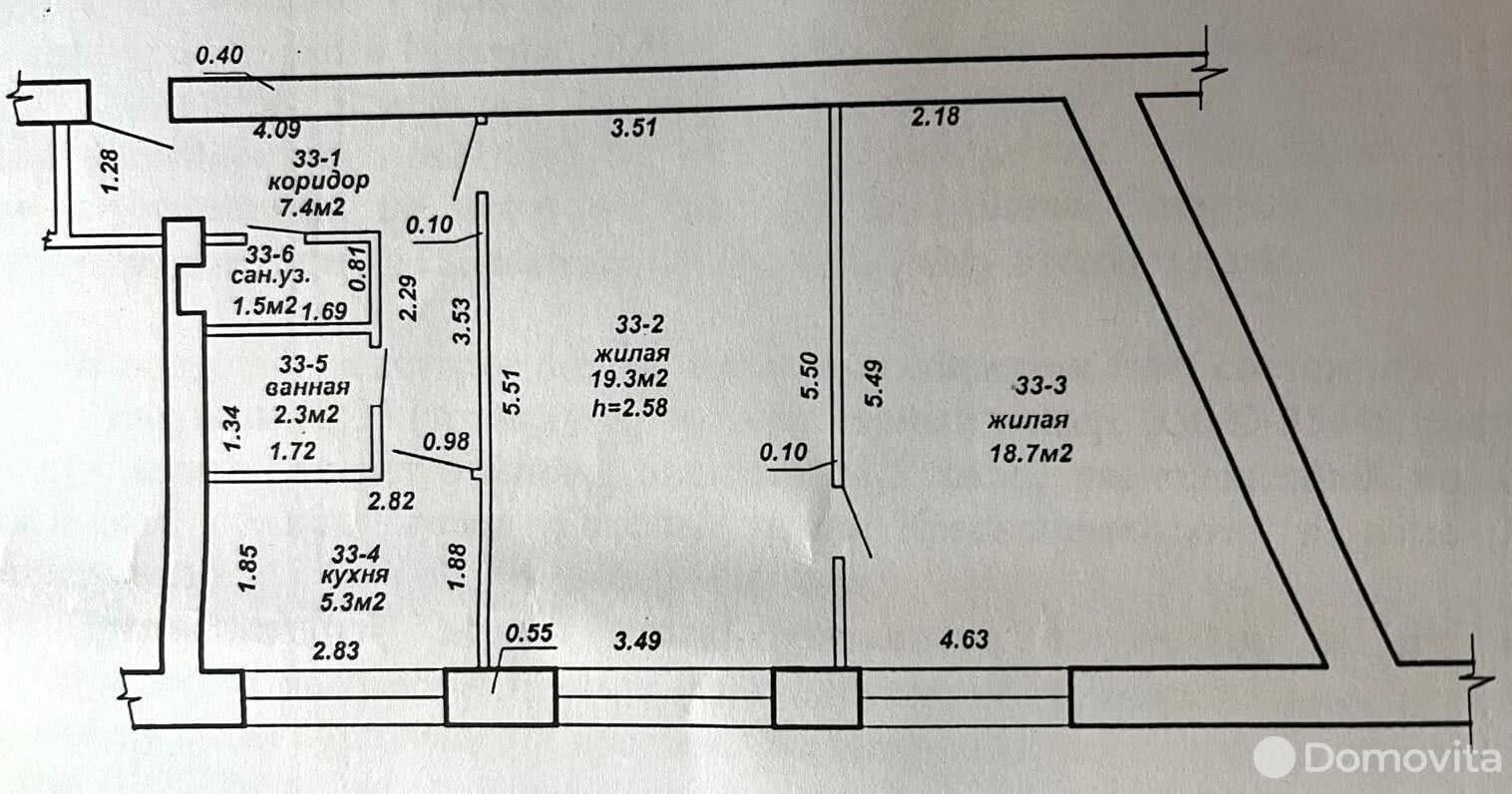 Продажа 2-комнатной квартиры в Гомеле, ул. Красноармейская, д. 11, 60000 USD, код: 1012111 - фото 3