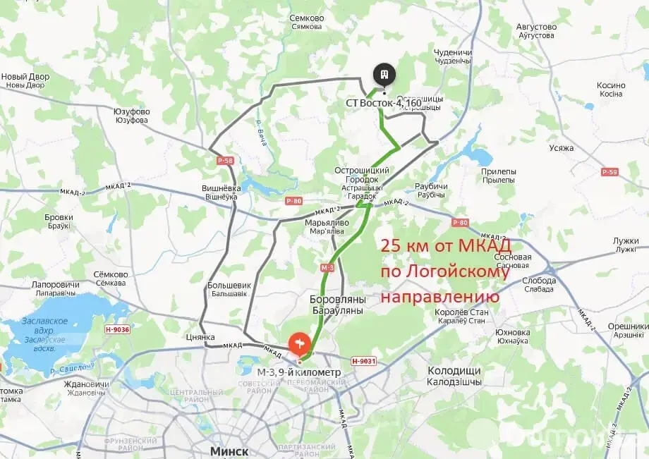 Купить земельный участок, 5.77 соток, ВОСТОК-4, Минская область, 14500BYN, код 572313 - фото 13