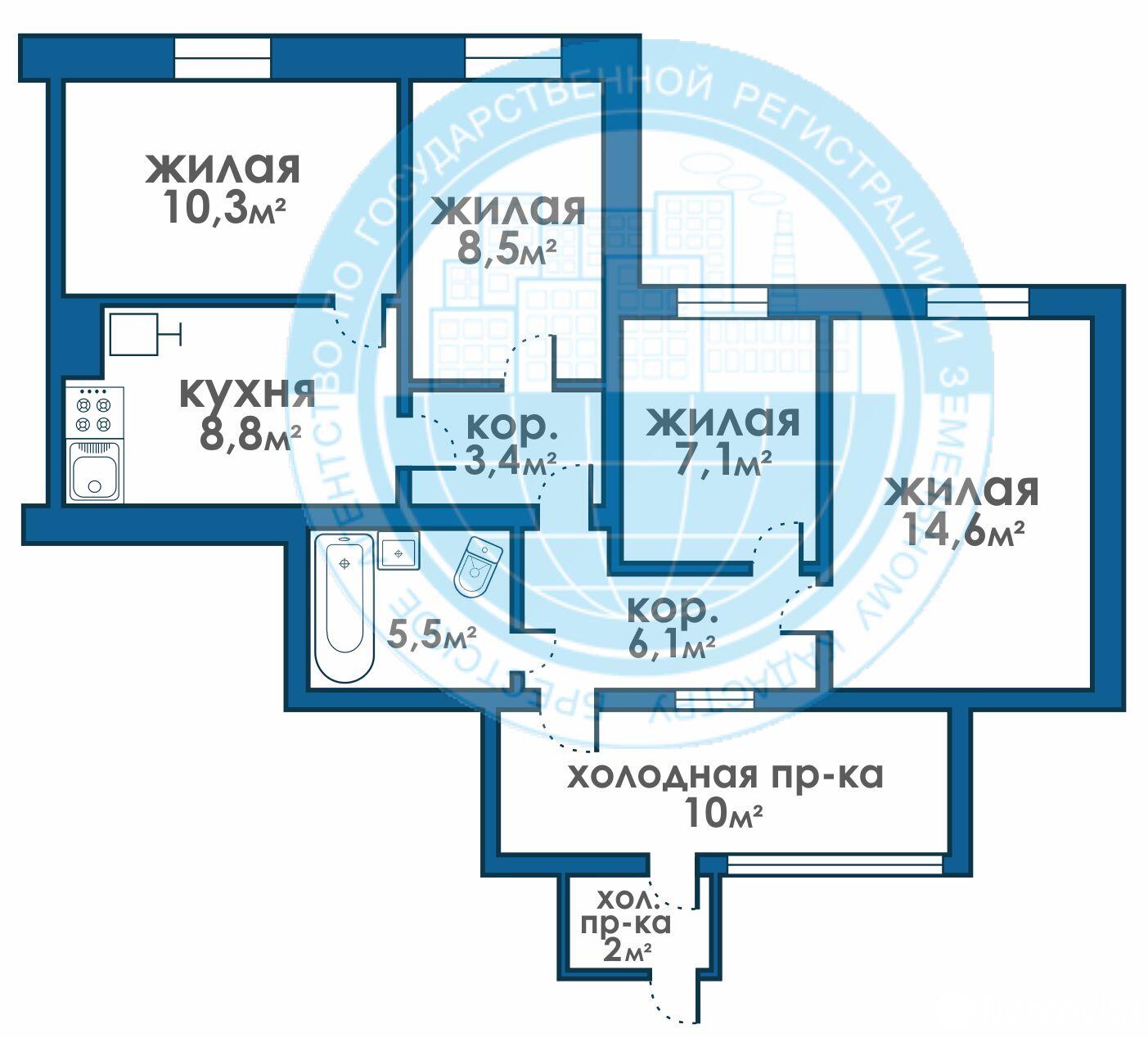 продажа квартиры, Барановичи, ул. Вильчковского, д. 50