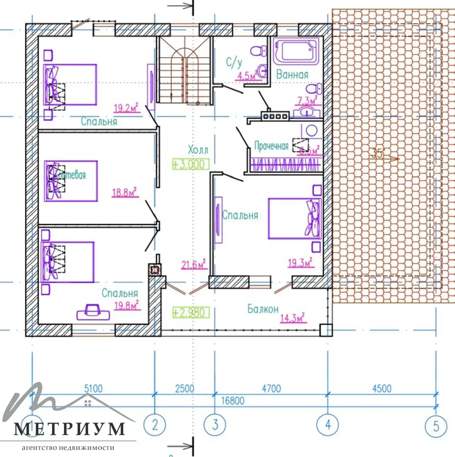 Продажа 2-этажной дачи в ПРАМЕНЬ-ПТМ Минская область, 17300USD, код 181257 - фото 33
