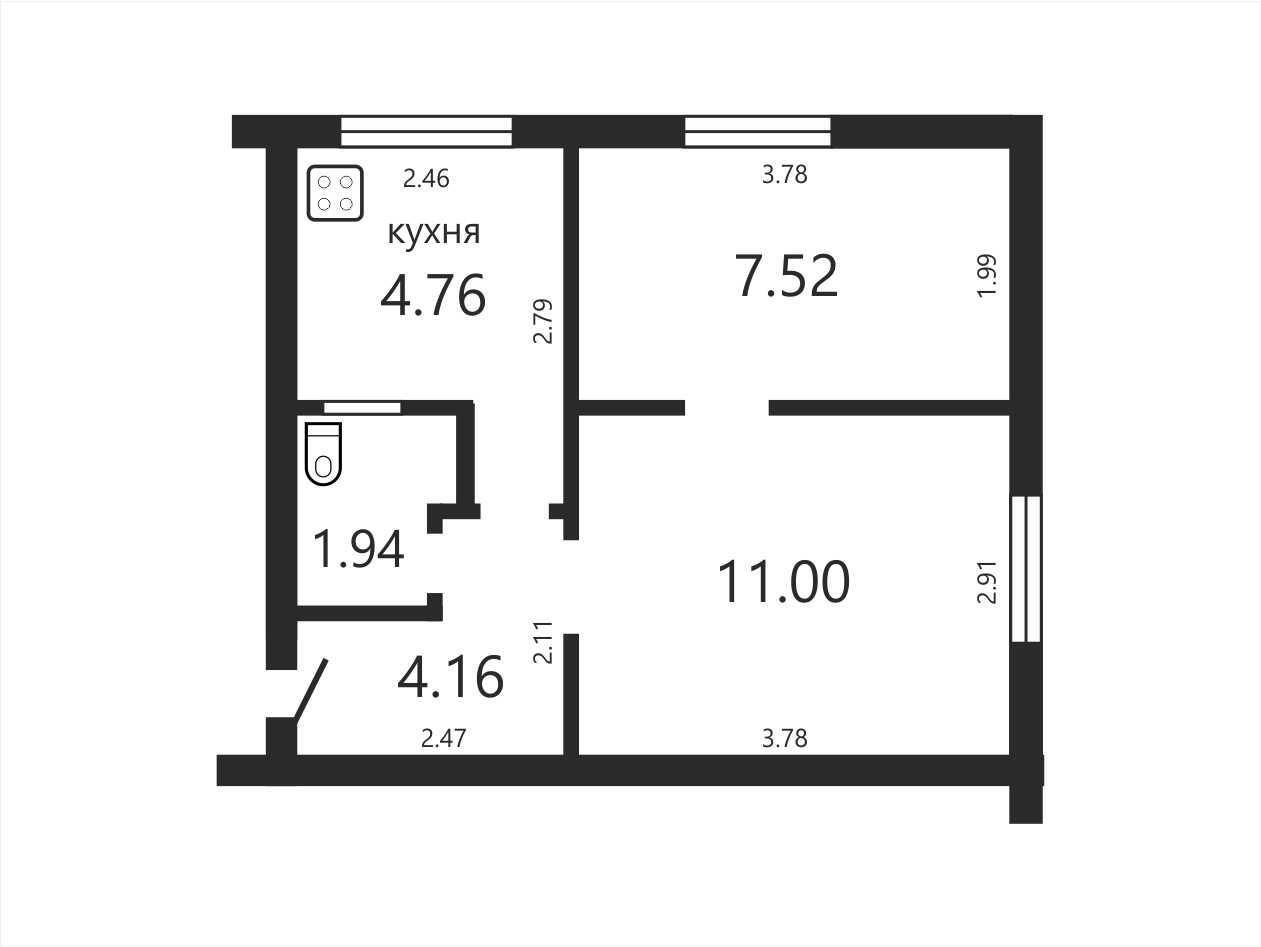 Цена продажи квартиры, Минск, пер. Нововиленский, д. 4