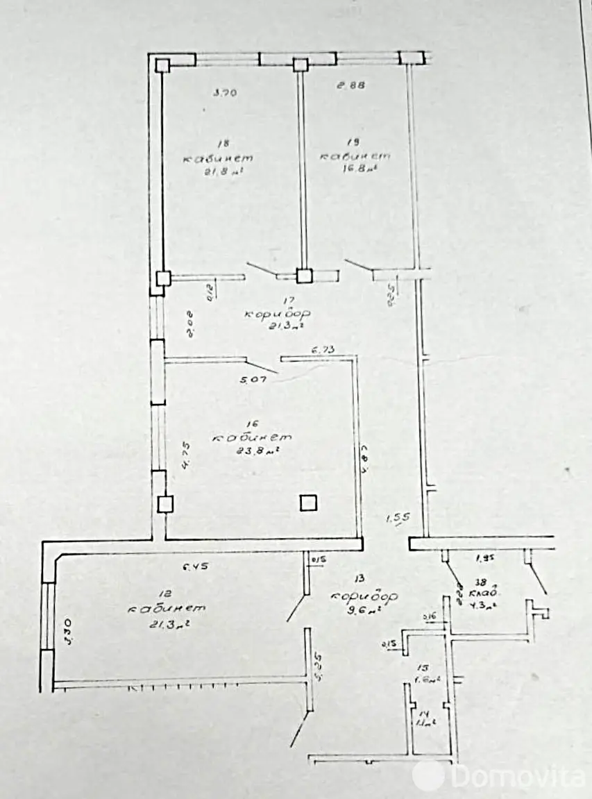Аренда офиса на пер. Козлова, д. 7А в Минске, 2772BYN, код 17143 - фото 2