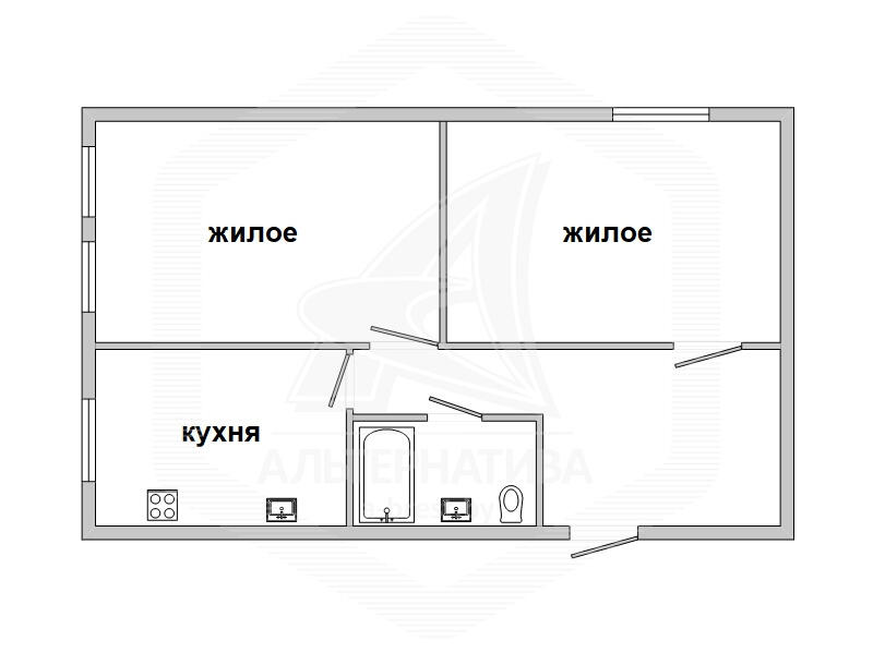 Купить 2-комнатную квартиру в Бресте, ул. Мицкевича, 75000 USD, код: 690641 - фото 3