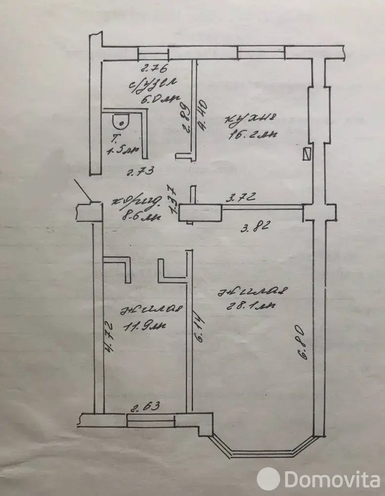 Снять 2-комнатную квартиру в Минске, ул. Тиражная, д. 122, 750USD, код 146107 - фото 21