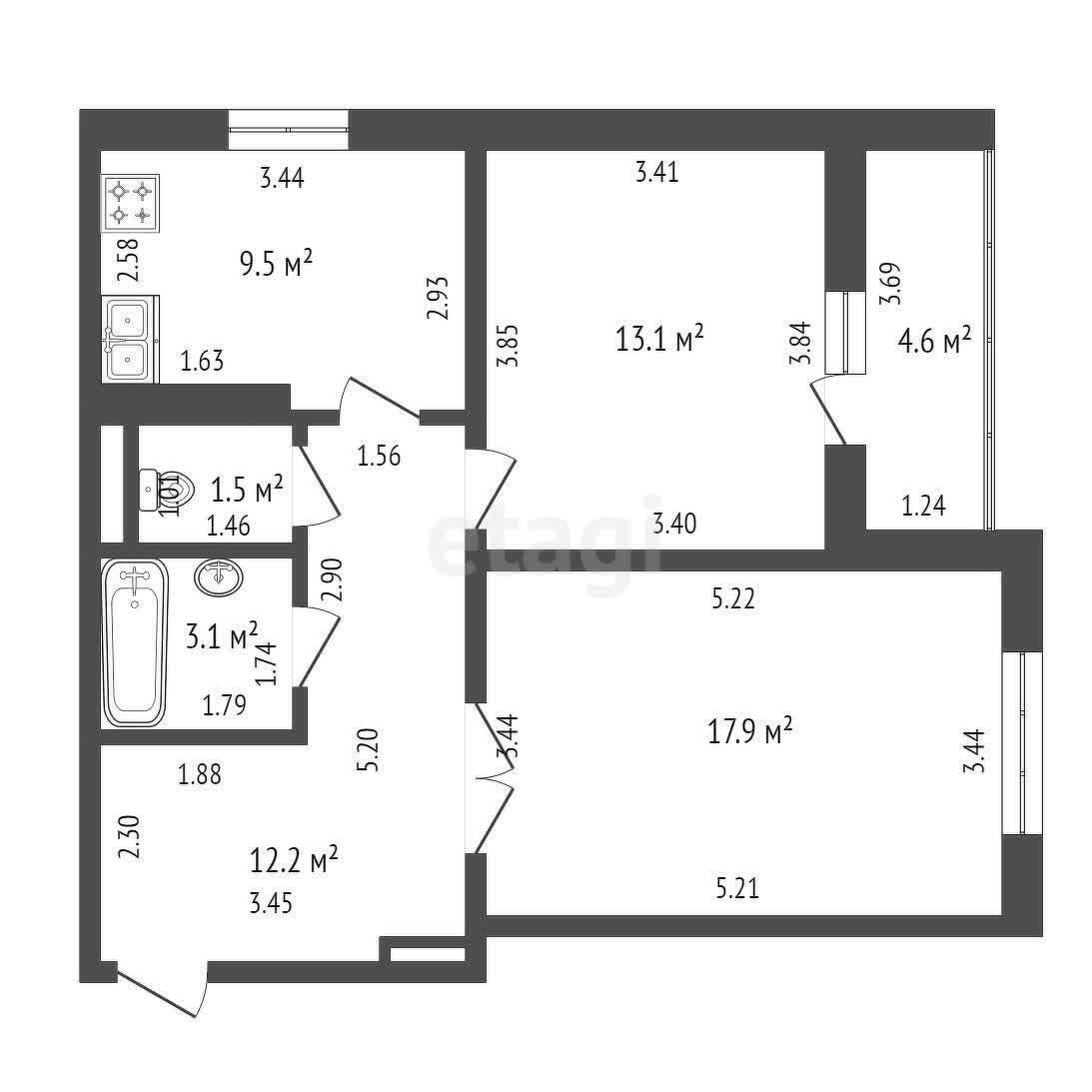 квартира, Минск, ул. Налибокская, д. 30