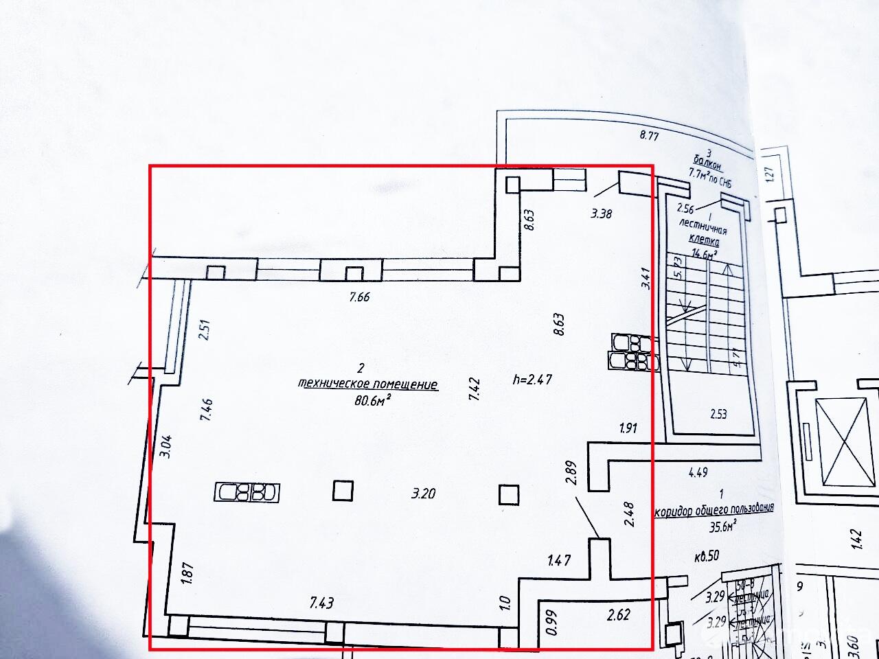 Аренда офиса на пр-т Дзержинского, д. 11 в Минске, 1458BYN, код 12131 - фото 14