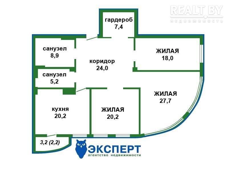 Стоимость продажи квартиры, Минск, пр-т Независимости, д. 85/б