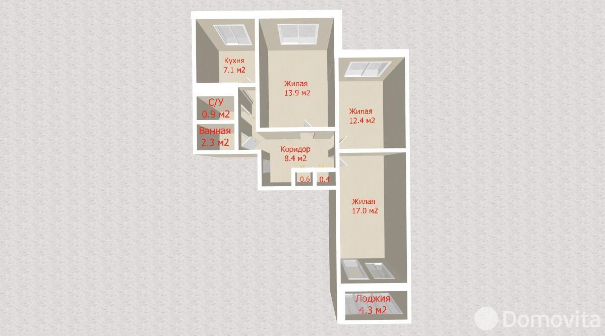 Купить комнату в Минске, ул. Нестерова, д. 82, цена 31000 USD, код 6840 - фото 14