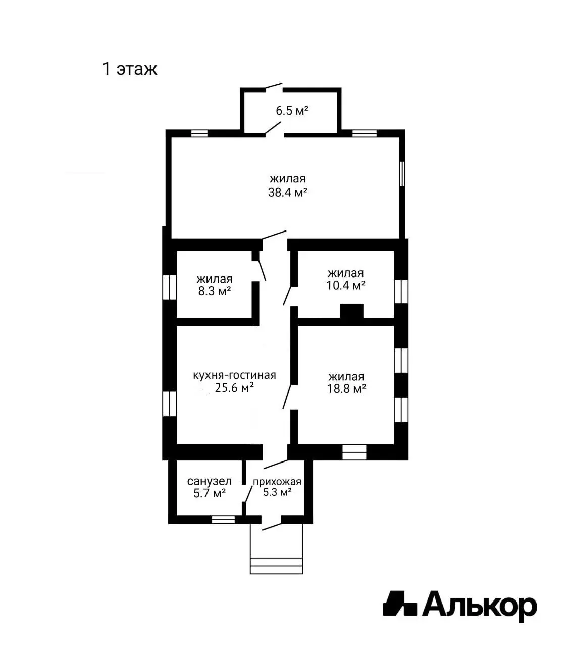 коттедж, Великий Камень, ул. Центральная, д. 21 
