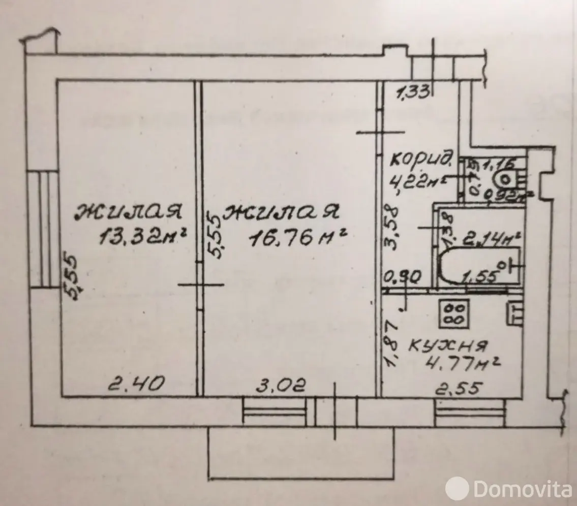 Купить 2-комнатную квартиру в Гомеле, ул. Садовая, д. 9, 39900 USD, код: 1119403 - фото 2