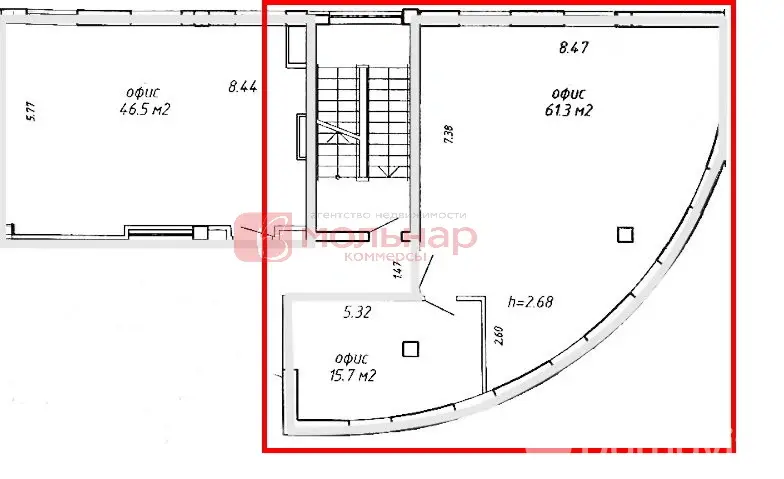 Аренда офиса на ул. Гусовского, д. 10 в Минске, 1925BYN, код 13954 - фото 12