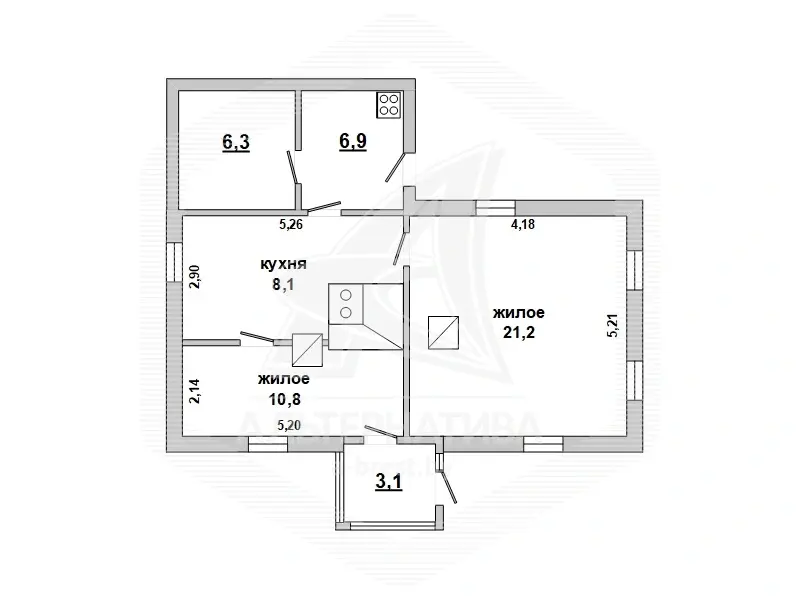 дом, Стриганец, , стоимость продажи 42 428 р.