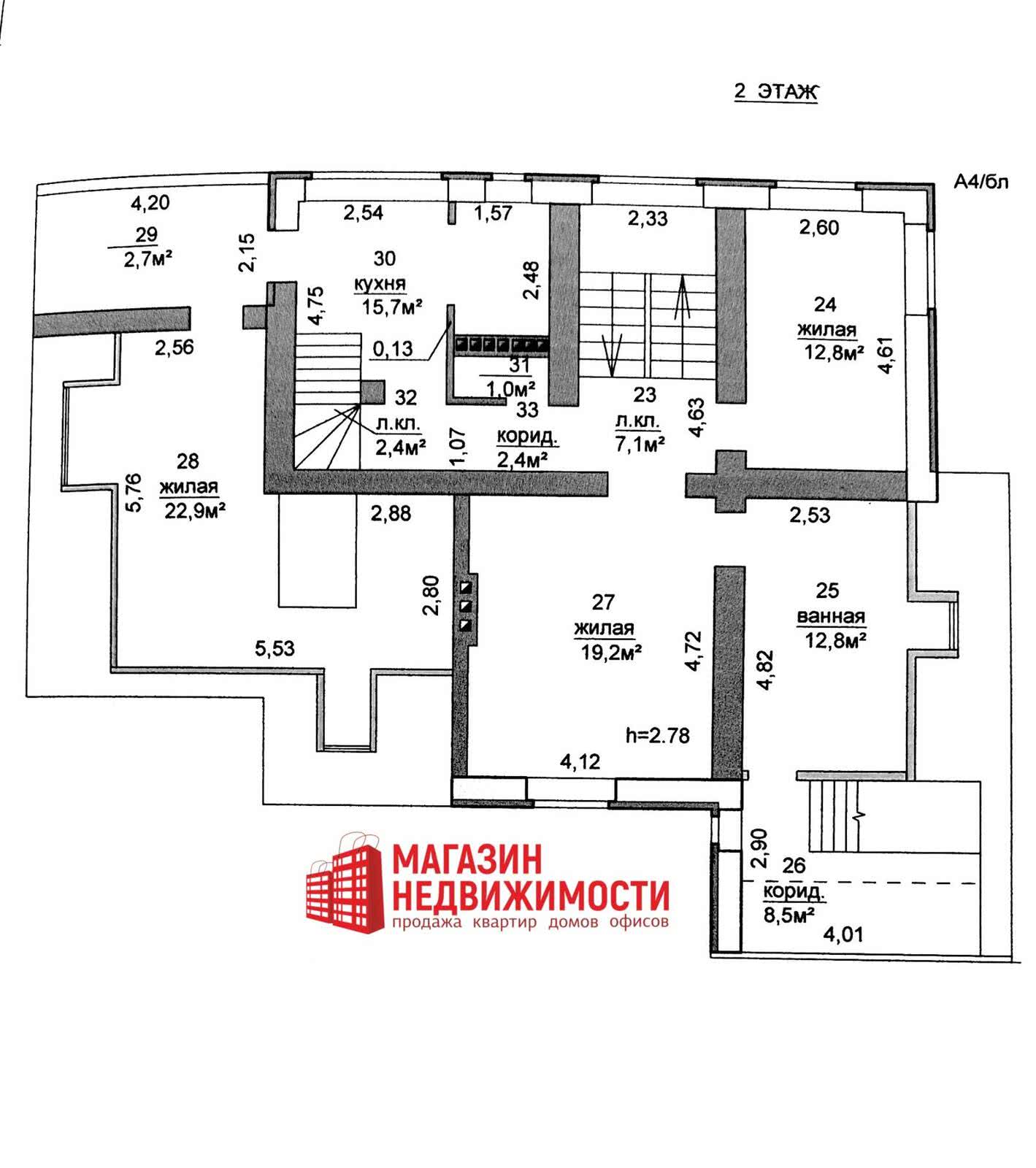 дом, Гродно, ул. Казановского, стоимость продажи 211 406 р.