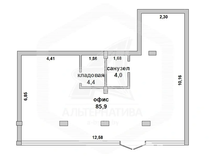 торговый объект, Кобрин, , стоимость продажи 401 576 р.