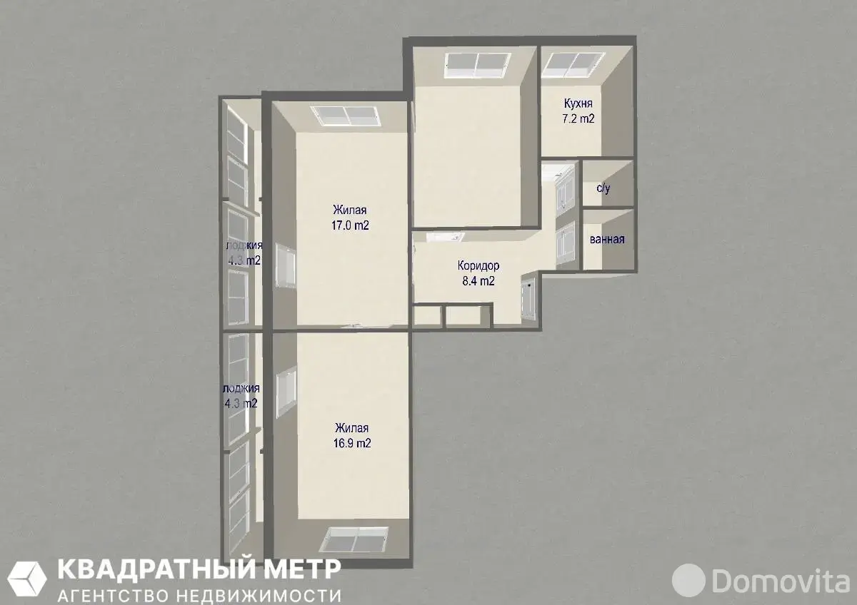 Купить комнату в Минске, ул. Плеханова, д. 68/1, цена 63000 USD, код 7582 - фото 23