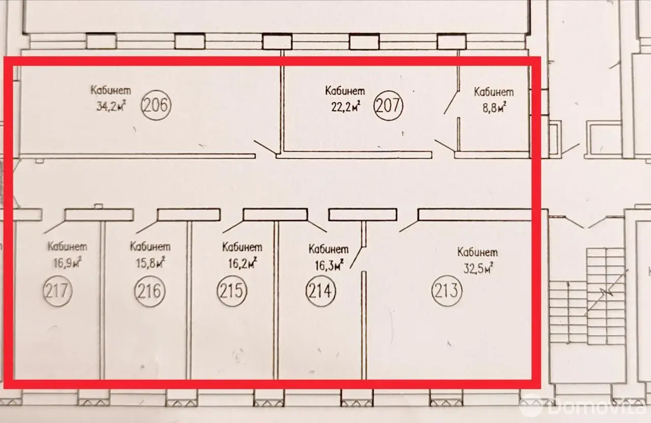 Аренда офиса на б-р Мулявина, д. 6 в Минске, 1047BYN, код 16461 - фото 13