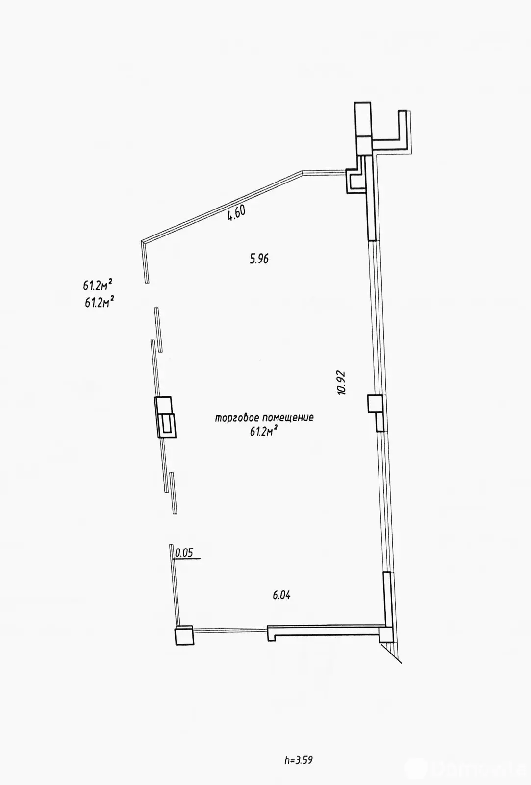 Стоимость аренды торгового объекта, Минск, ул. Петра Мстиславца, д. 12