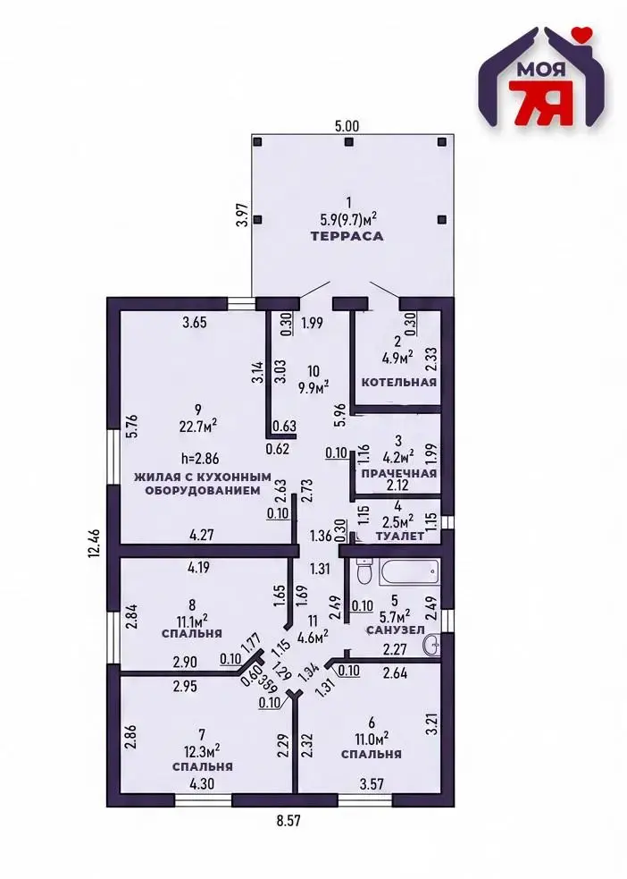 Продажа 1-этажной дачи в Верасок-2008 Минская область, 112900USD, код 185716 - фото 30