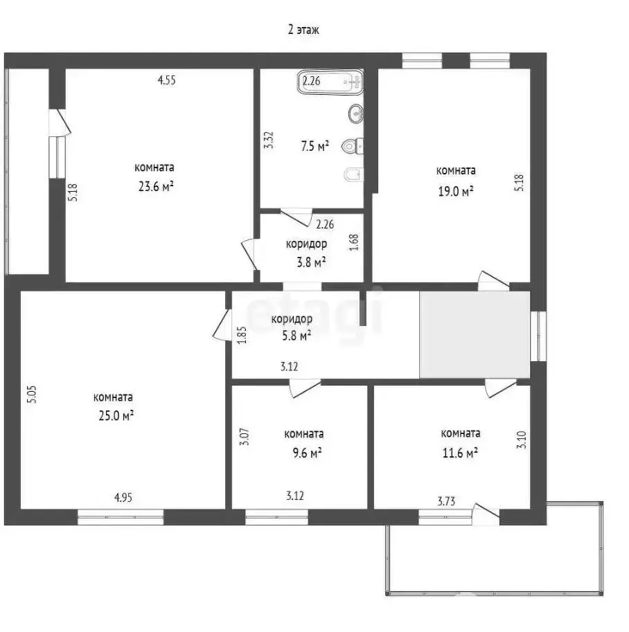 Стоимость продажи коттеджа, Юхновка, ул. Полевая, д. 3