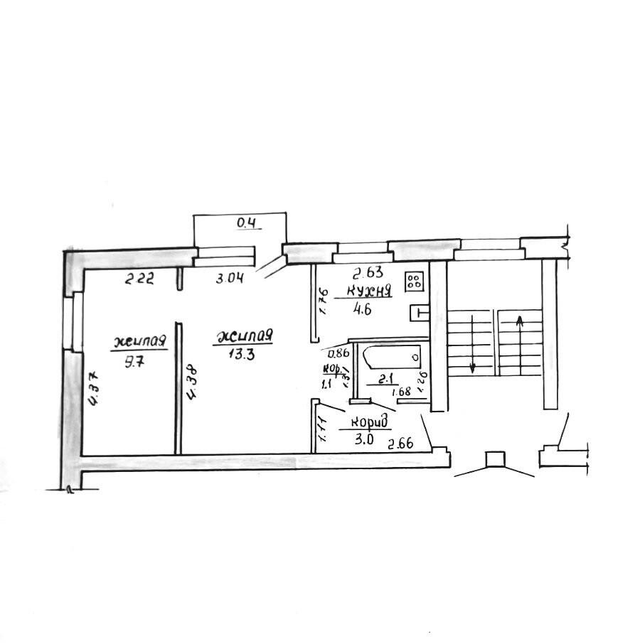 Цена продажи квартиры, Скидель, ул. Комарова, д. 3