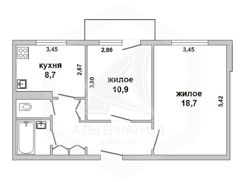 квартира, Кобрин, - лучшее предложение