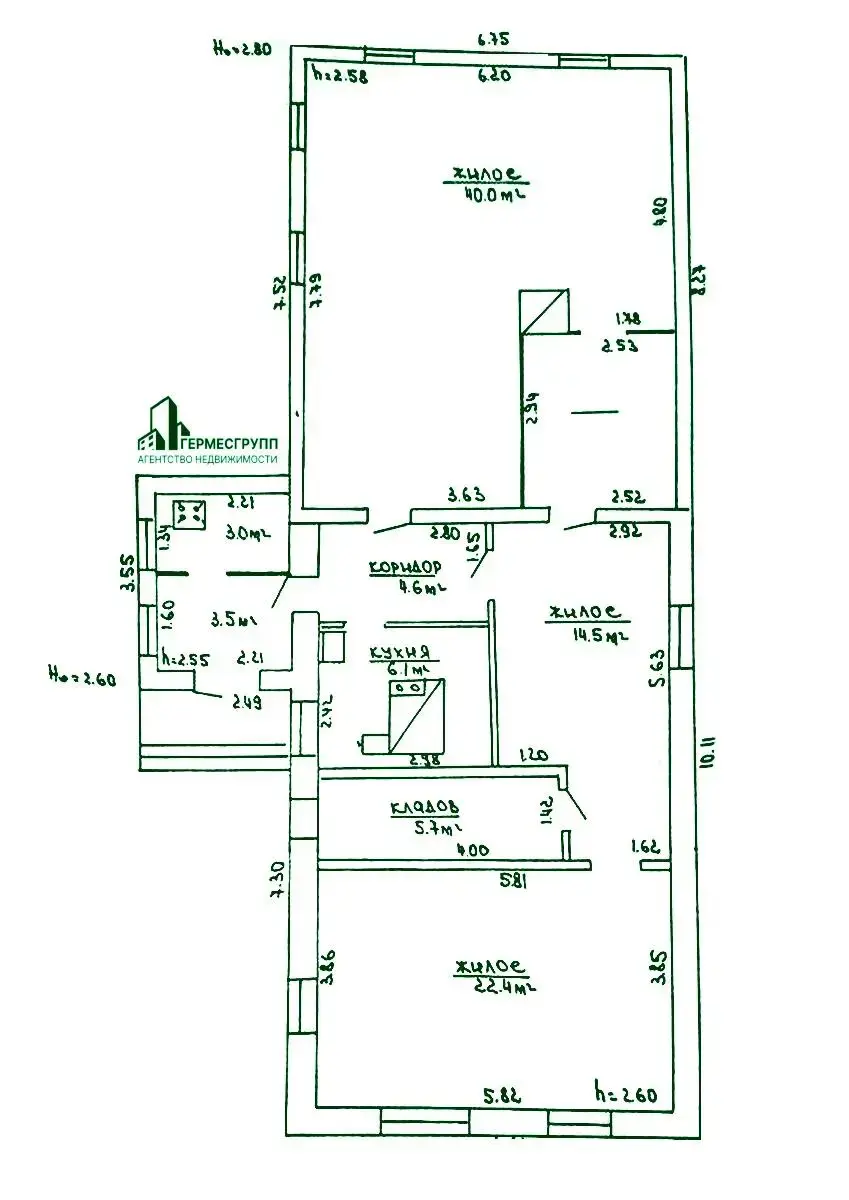 коттедж, Адамовичи, ул. Совхозная 