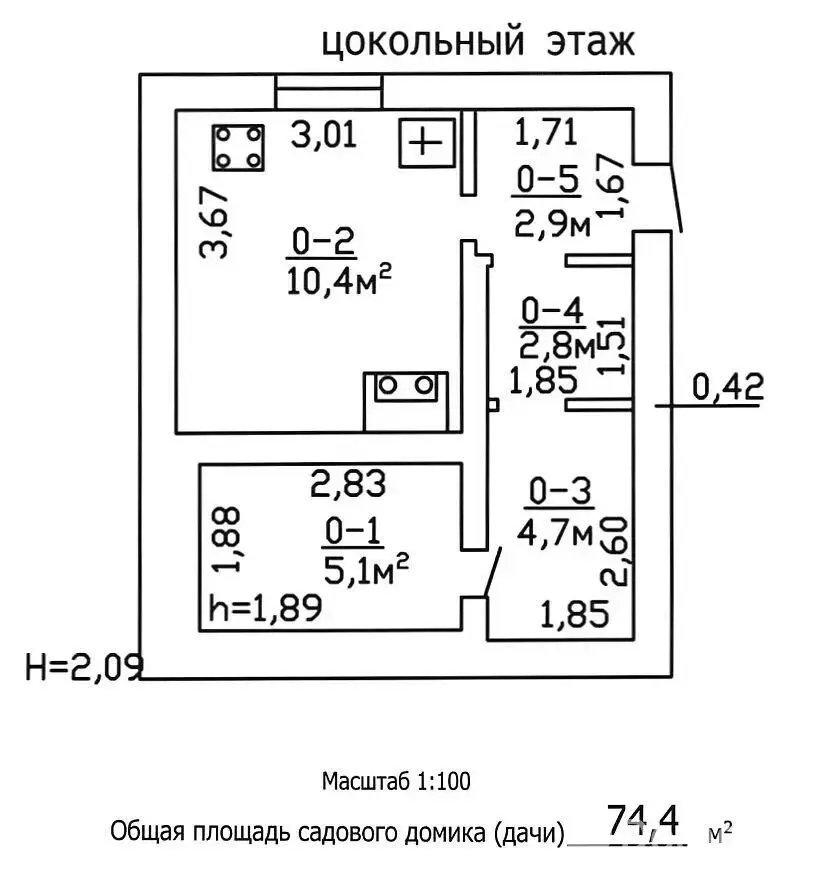 Купить 2-этажную дачу в БОЯРЫ-86 Минская область, 27500BYN, код 186190 - фото 23