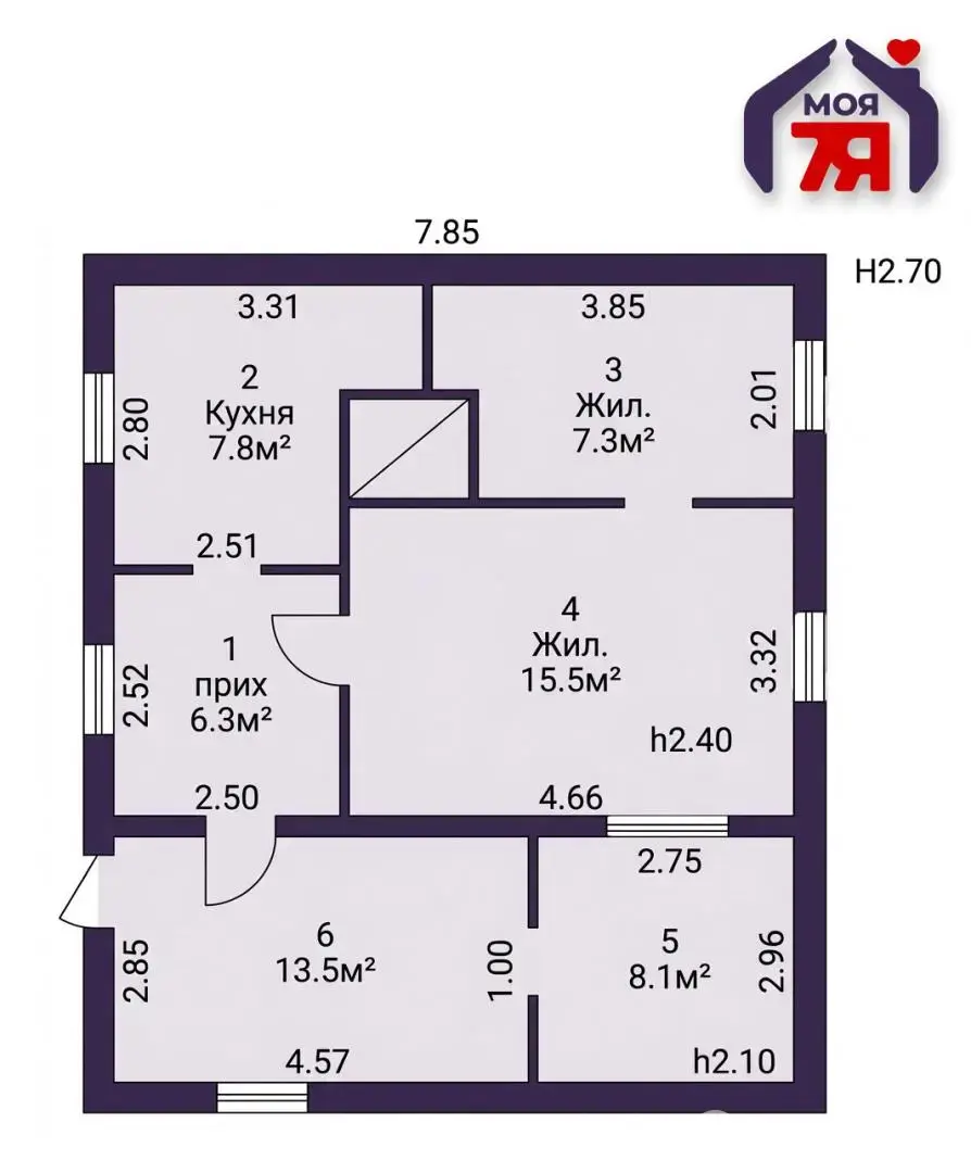 купить дом, Динаровка, ул. Центральная
