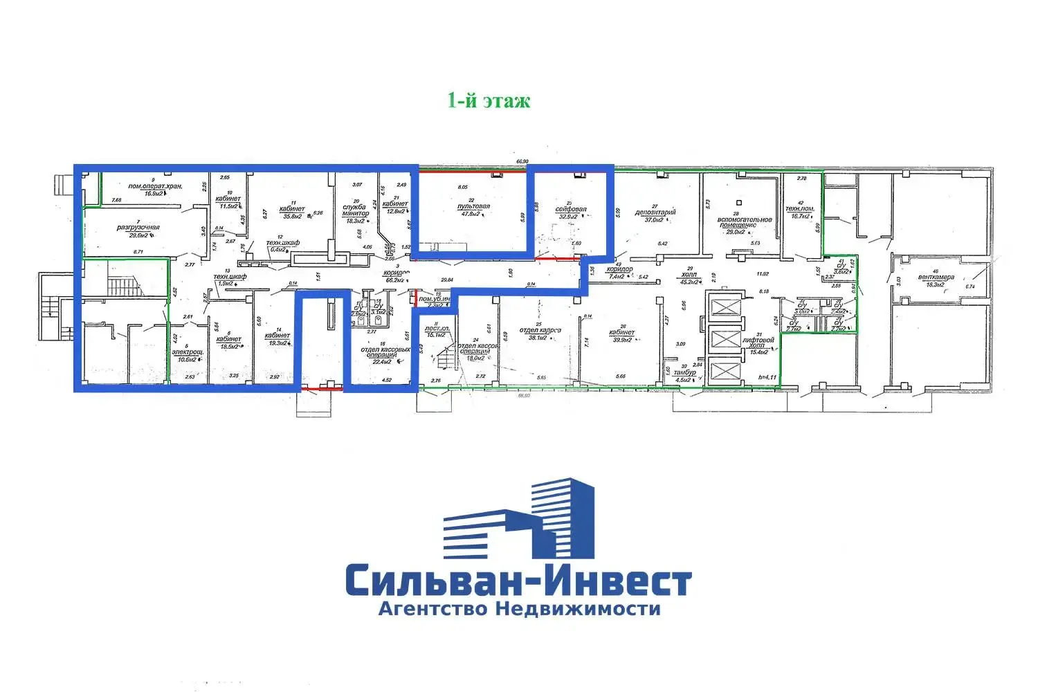 Снять офис на ул. Тимирязева, д. 72 в Минске, 4238EUR, код 14205 - фото 45