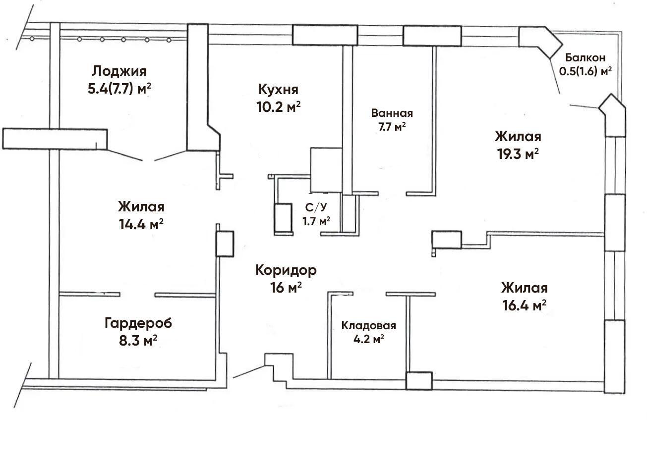 Купить 3-комнатную квартиру в Минске, ул. Филимонова, д. 55, 208000 USD, код: 1076890 - фото 2